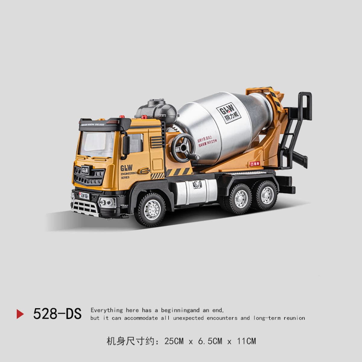 Детская игрушечная машинка из сплава, имитация большого экскаватора, модель самосвала, игрушка-транспорт для мальчиков,...