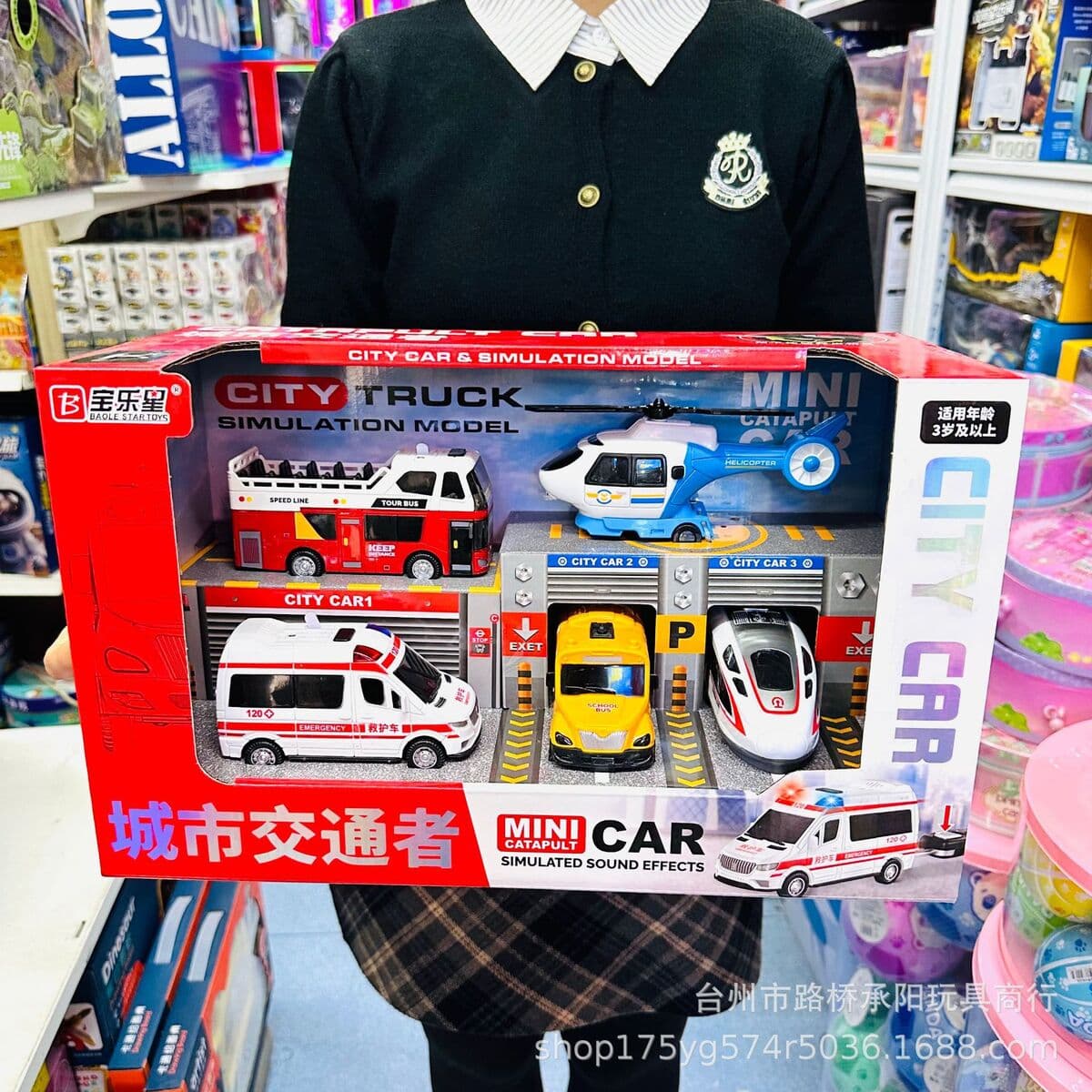 Polarok Star Setting Simulation Звуковая и световая инерция Проект Экскаватор Транспортировка Детские игрушки 3-6 лет Подарок