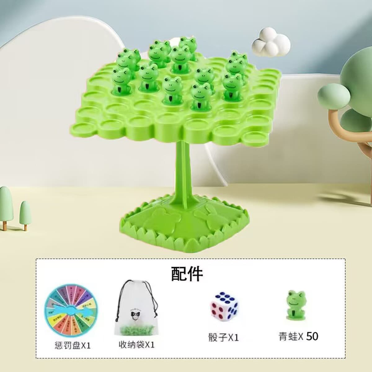 Сбалансированный астронавт сложил дерево и сложил музыку для детей