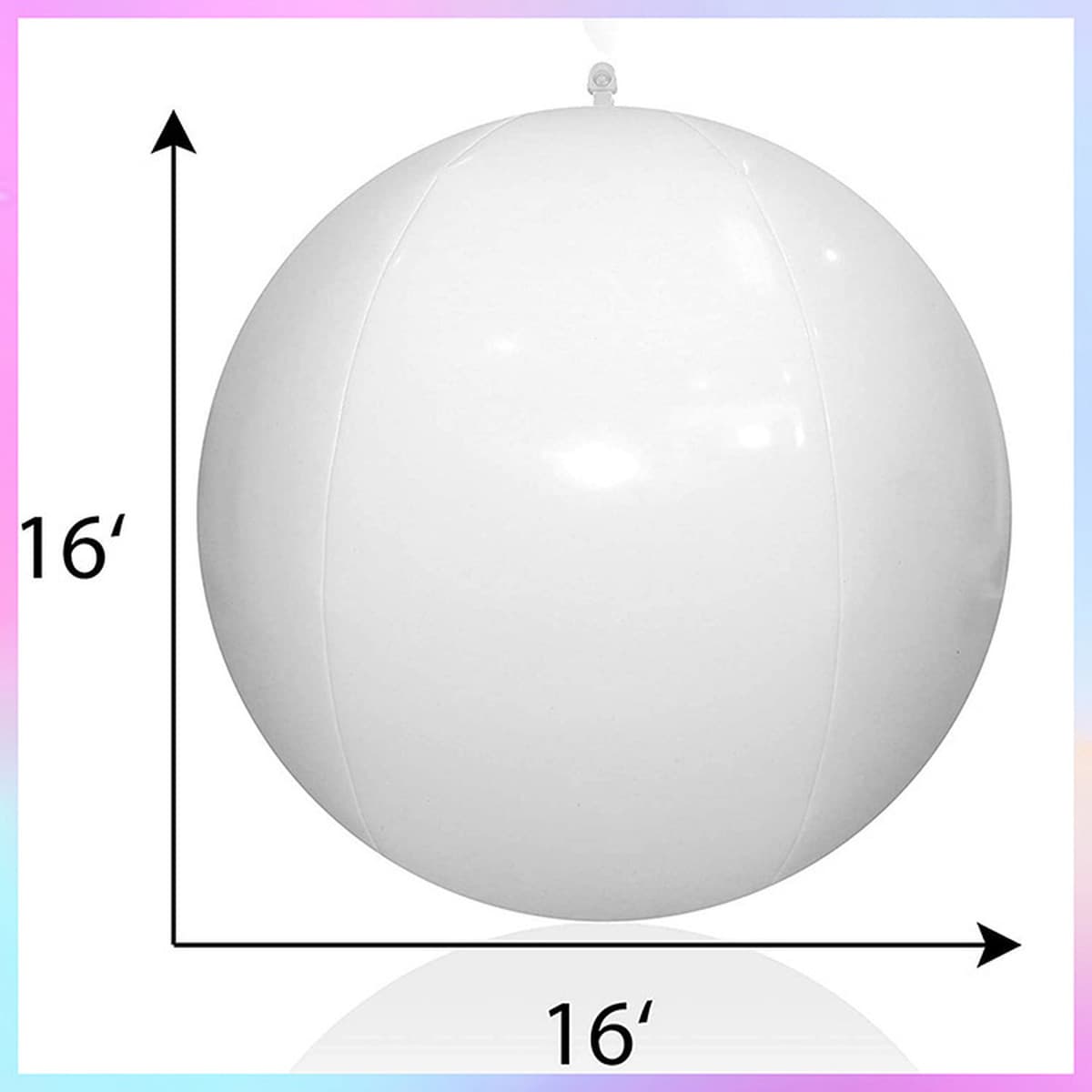 Трансграничный наружный декоративный мяч газон двор бассейн плавающая вода светящийся круглый надувной пульт дистанционного...