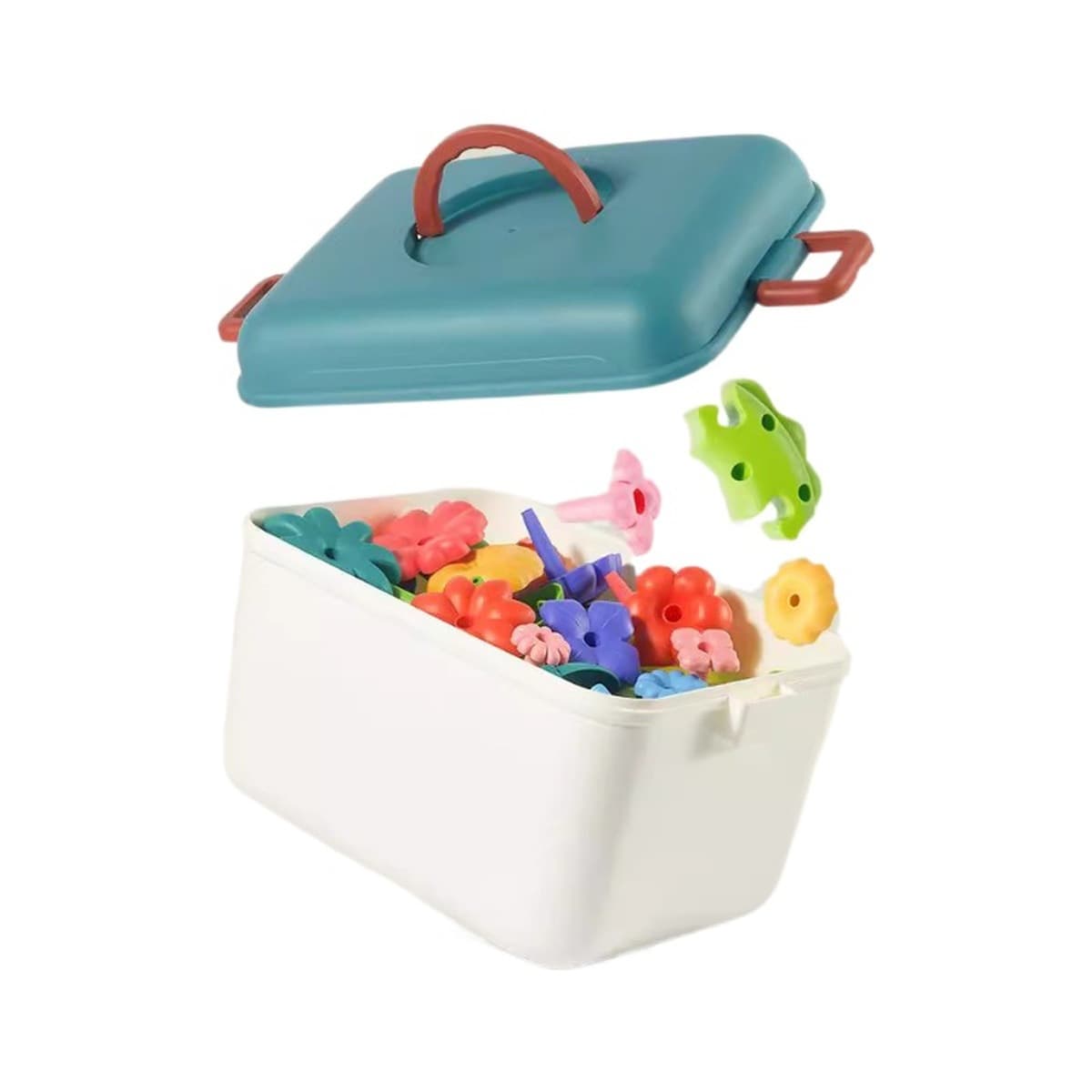 Строительные блоки собрать развивающие игрушки для девочек мальчик постоянно меняется сад diy цветочные композиции большие...