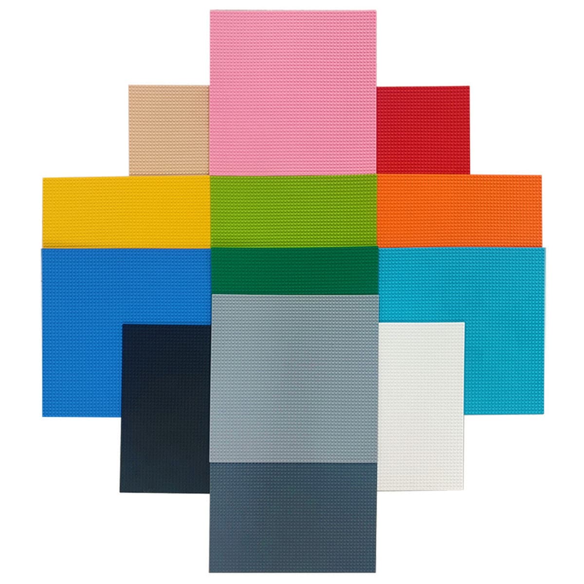 Строительные блоки, мелкие детали, 50x50, большая базовая пластина, аксессуары для конструктора, детские, прямые поставки с...