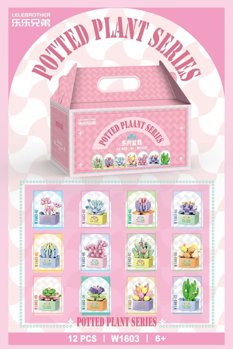 Совместимость с Lego вечный цветочный строительный блок с мясом