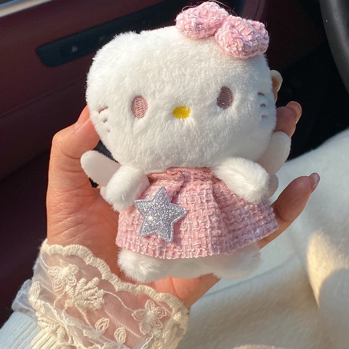 Новый hellokitty Sanrio KT кот Кукла Кукла школьная сумка подвеска брелок маленький подарок