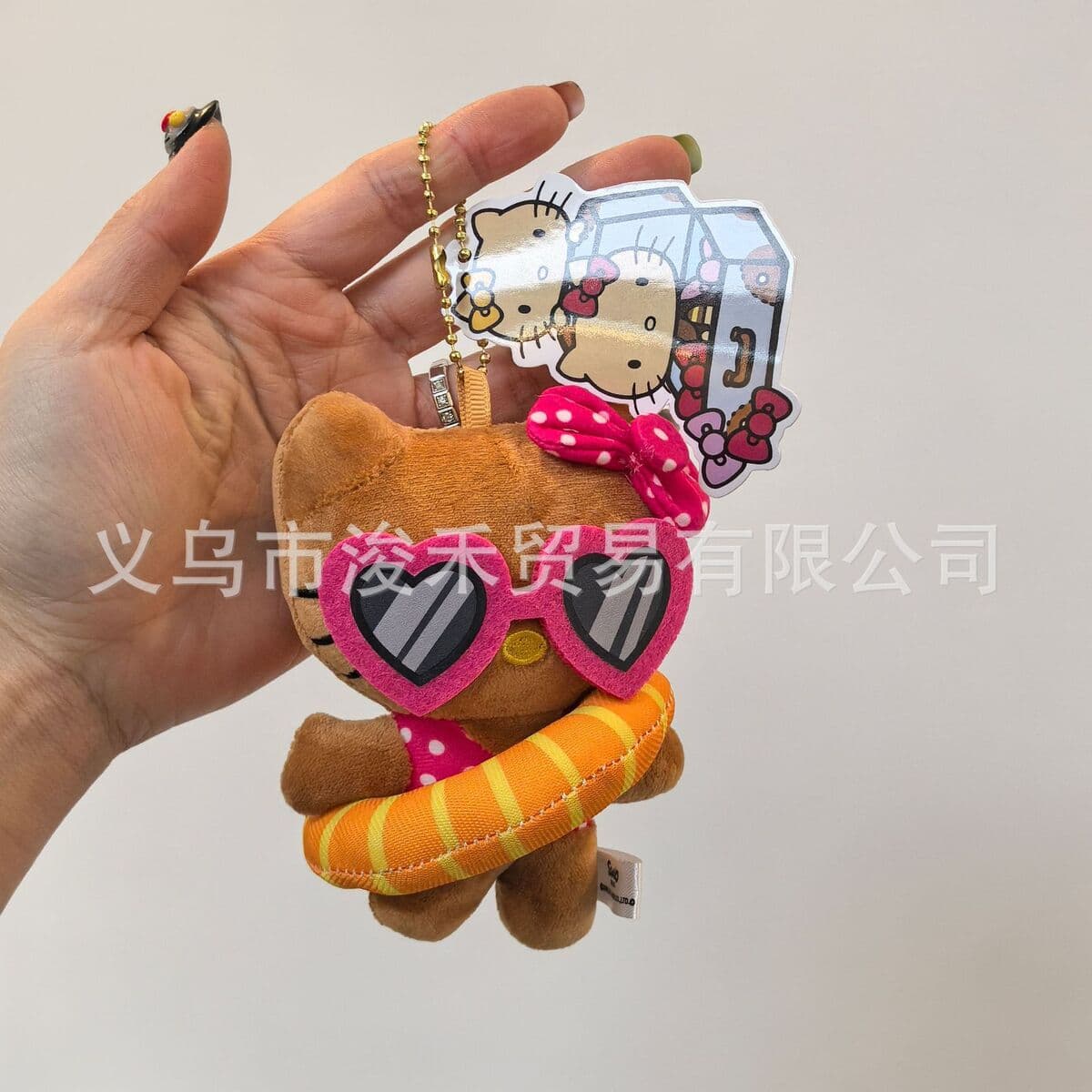 Любовь hellokitty кукла брелок подвеска подарочная сумка плюшевая милая кукла подвеска милая