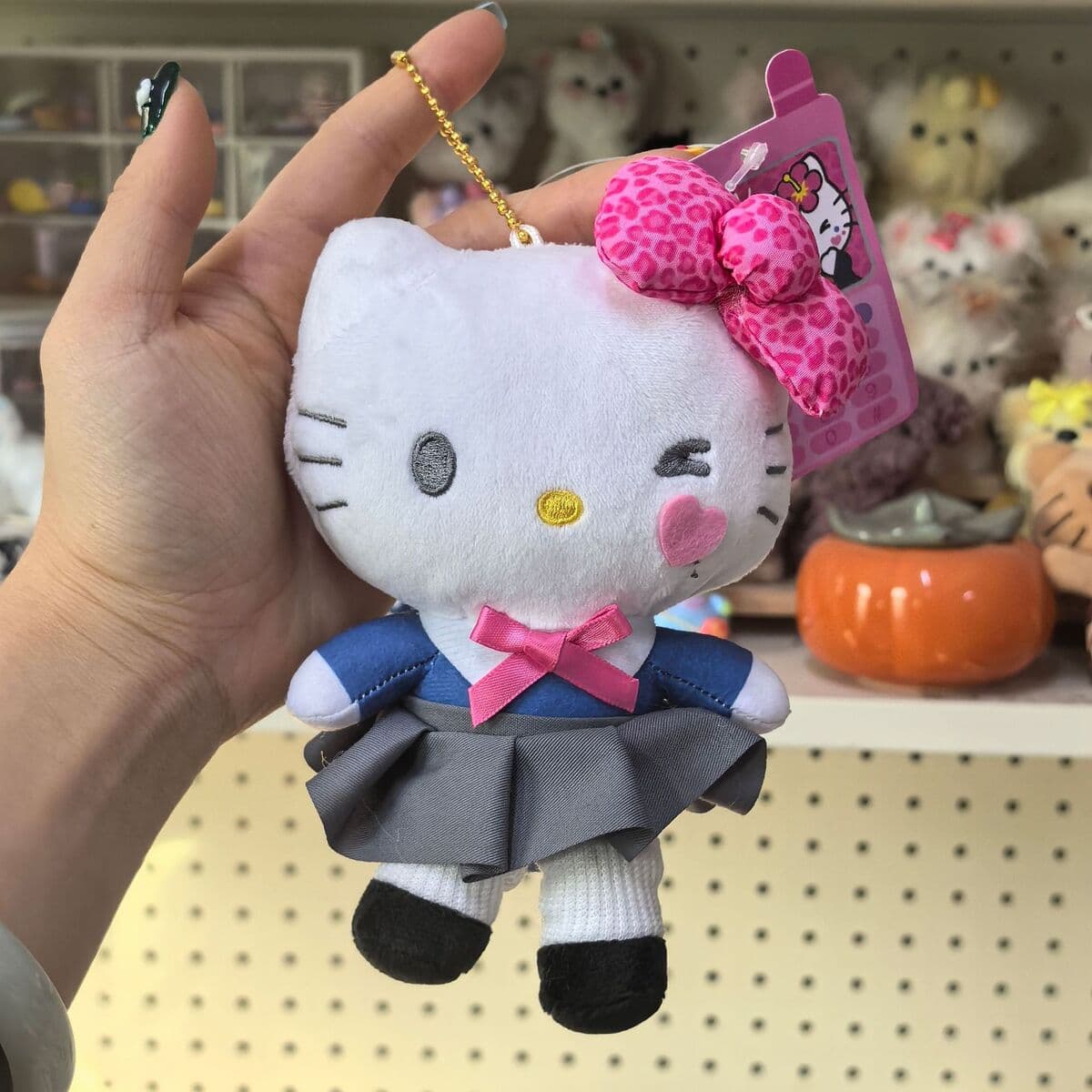 Любовь hellokitty кукла брелок подвеска подарочная сумка плюшевая милая кукла подвеска милая
