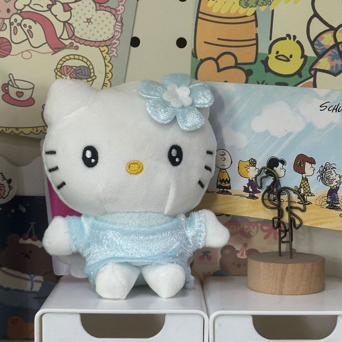 Любовь hellokitty кукла брелок подвеска подарочная сумка плюшевая милая кукла подвеска милая