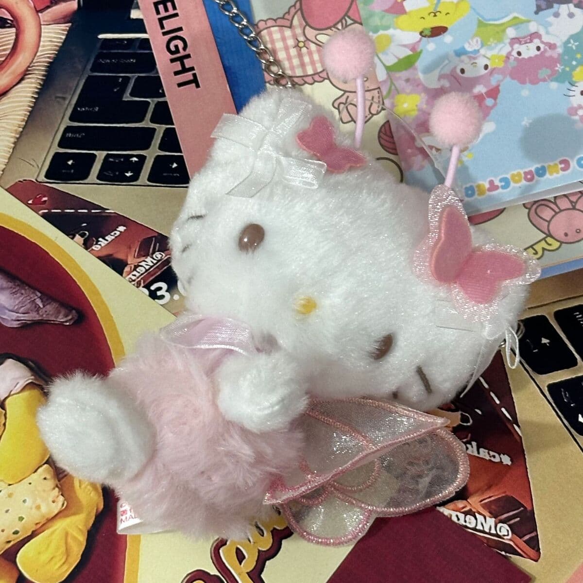 Любовь hellokitty кукла брелок подвеска подарочная сумка плюшевая милая кукла подвеска милая