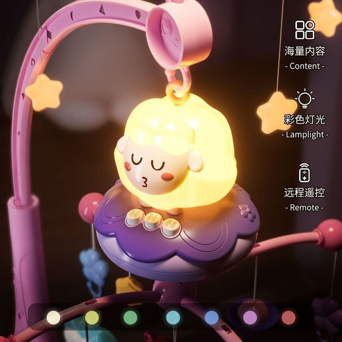 Новорожденный ребенок погремушки детская коляска музыкальная кровать подвесная вращающийся колокольчик детская головоломка...