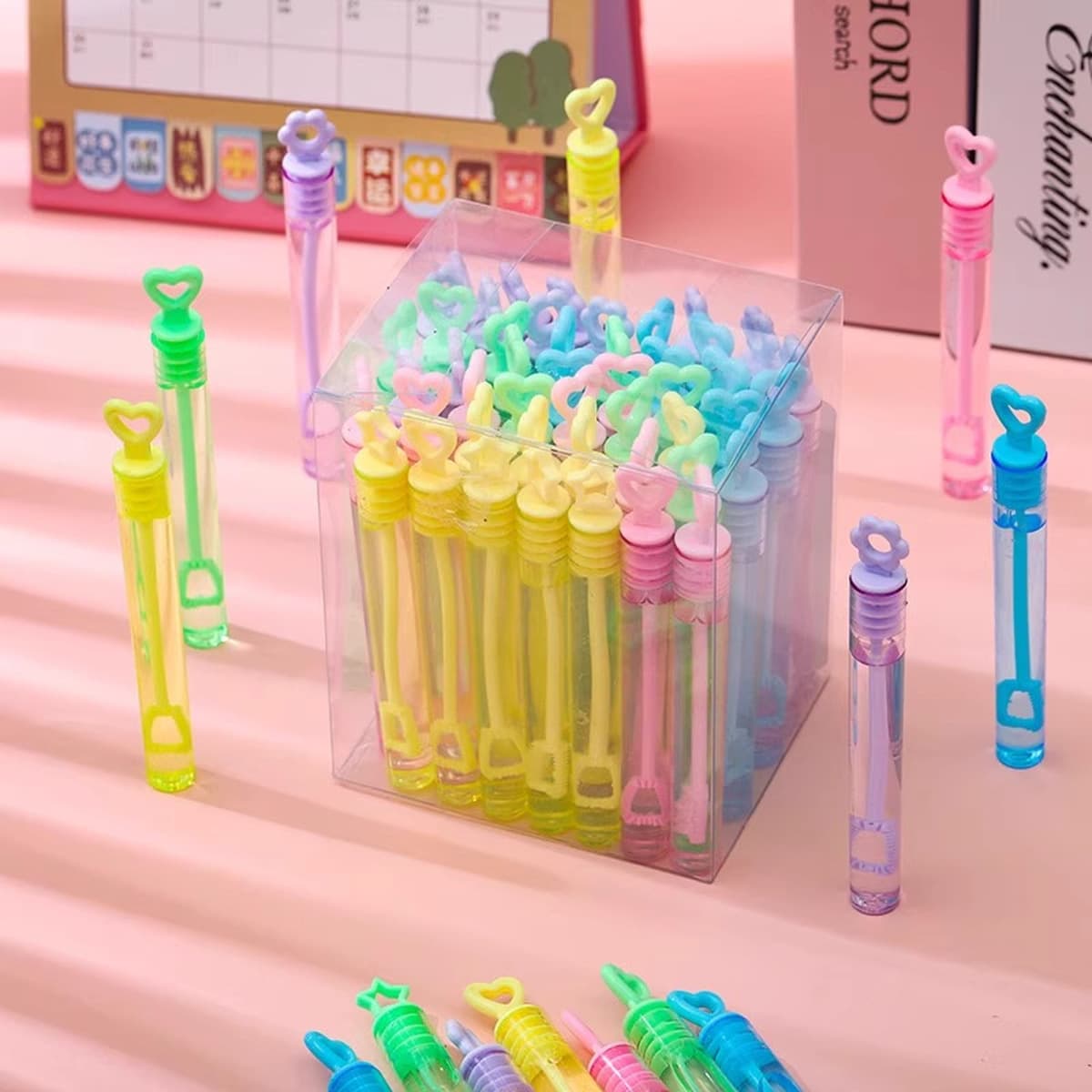 Мини-маленькая палочка для выдувания пузырей для детей, ручная пузырьковая вода, нелегко выдувать сломанную палочку для...