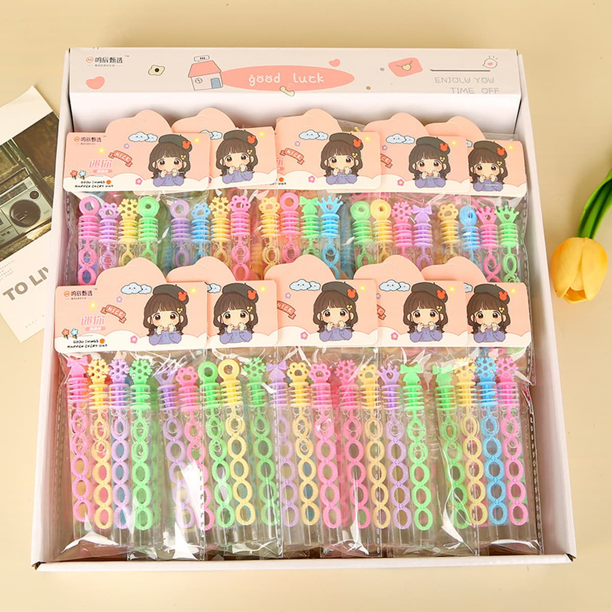 Хит продаж: оптовая поставка трансграничной продукции — трубочки для мыльных пузырей, мини-волшебные палочки для пузырей,...