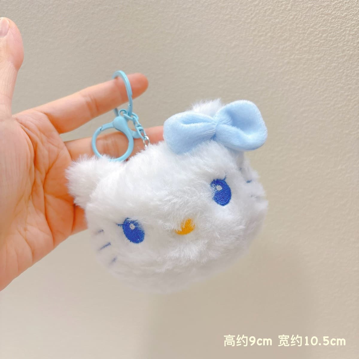 Популярный пищащий плюшевый брелок-подвеска в виде милого котенка, игрушка для автоматов с игрушками, плюшевая кукла
