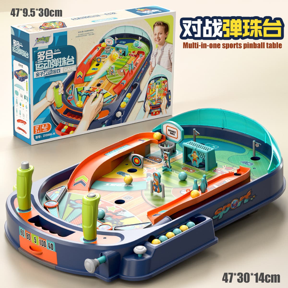 Трансграничное многофункциональное спортивное пинбол столы Детские развивающие игрушки-шарики Настольная игра для двух...
