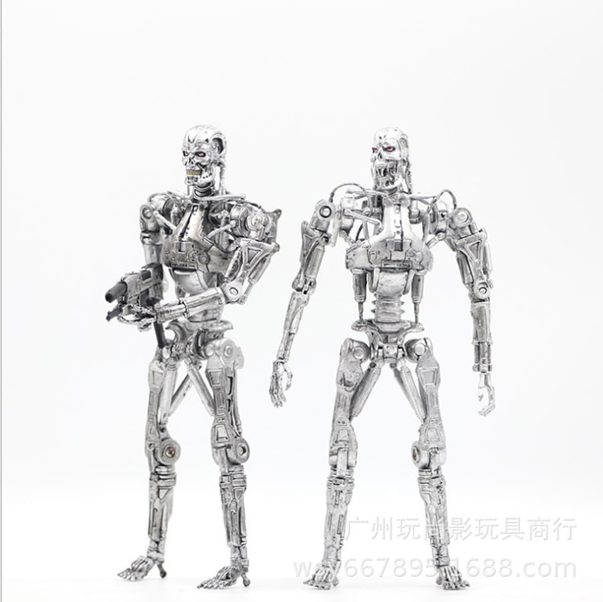 Play Shangying NECA темная судьба Терминатор Скелет робота T800 7-дюймовая подвижная модель куклы