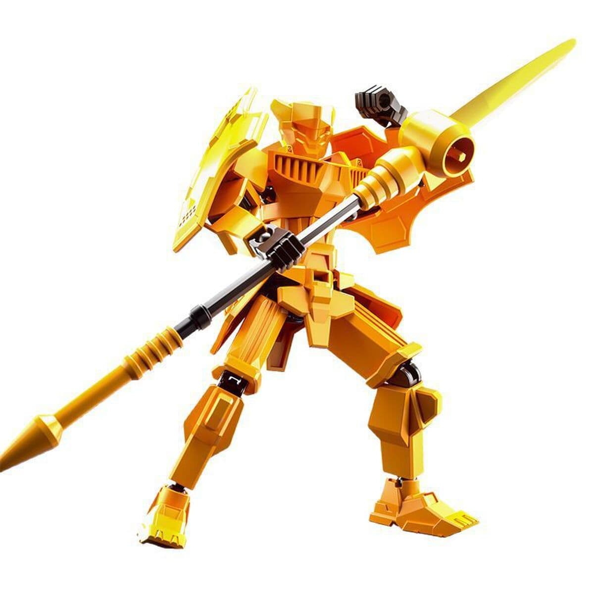 Justice Shield Lucky Doll Warrior 13 Многосуставная подвижная кукла Игрушка в сборе Трансформация Меха Модель Кукла