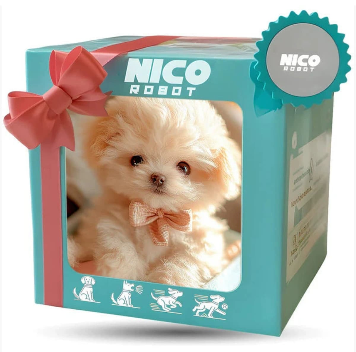 Трансграничные горячие продажи My Realistic Robot Puppy Мой робот-собака короткая плюшевая кукла