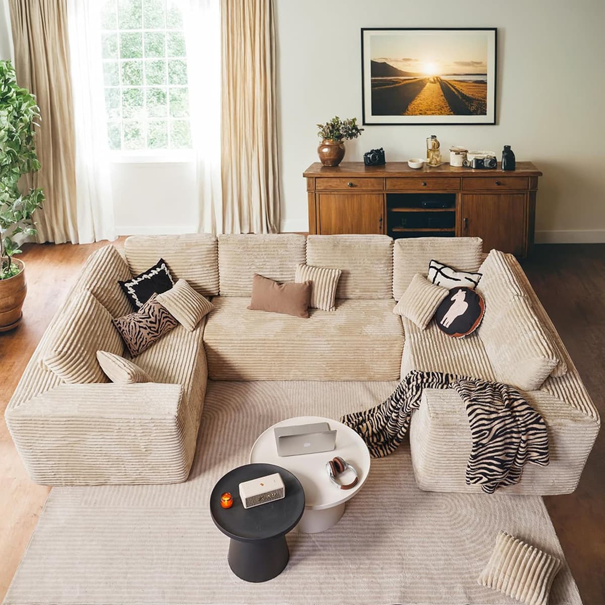 Модульный диван-блок из тофу, тканевая мебель для гостиной в итальянском стиле для небольших квартир, бескаркасное...