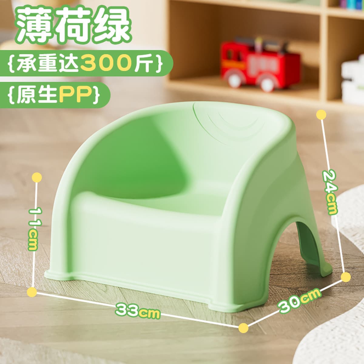 Детский маленький табурет со спинкой, низкий табурет для годовалого ребенка, пластиковый обеденный стул, удобная скамейка...