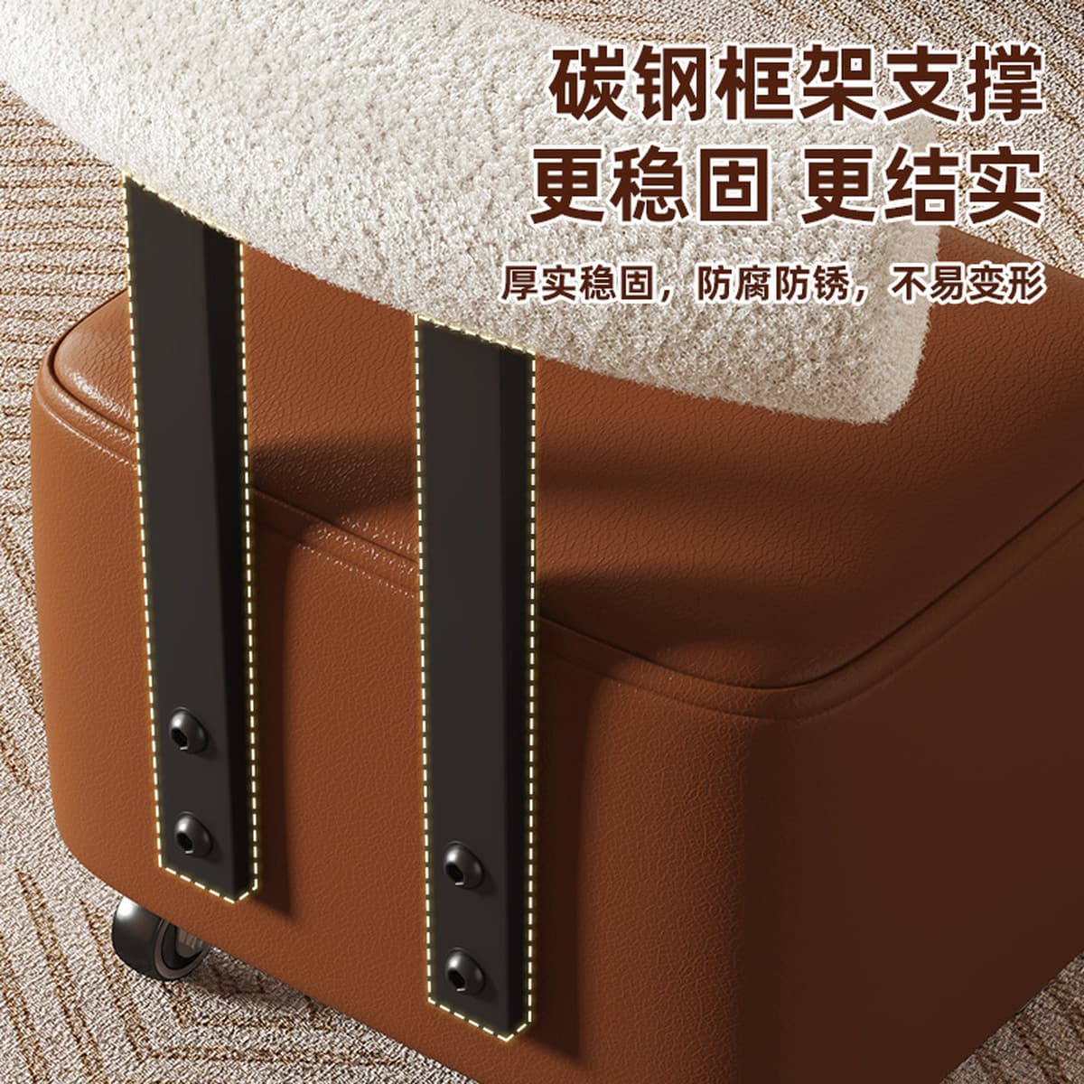 Табурет с подлокотником, маленький табурет, бытовой низкий табурет, диван, табурет, маленькая скамейка, табурет для смены...