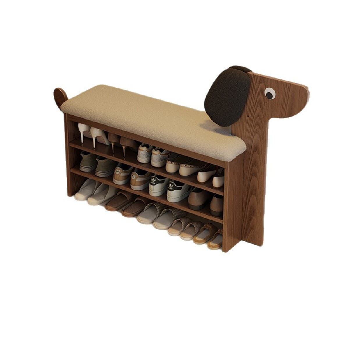 Многослойная скамейка для переобувания щенков, креативная полка для обуви для входа в дом, простое и экономичное решение для...