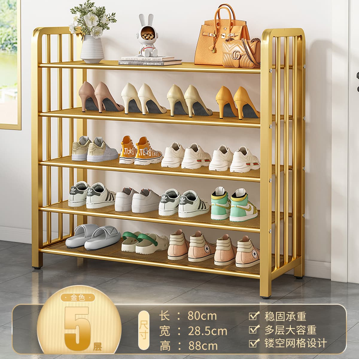 Напольная обувница для прихожей, минимальный заказ — одна штука, многоярусная компактная обувница, пылезащитный простой шкаф...