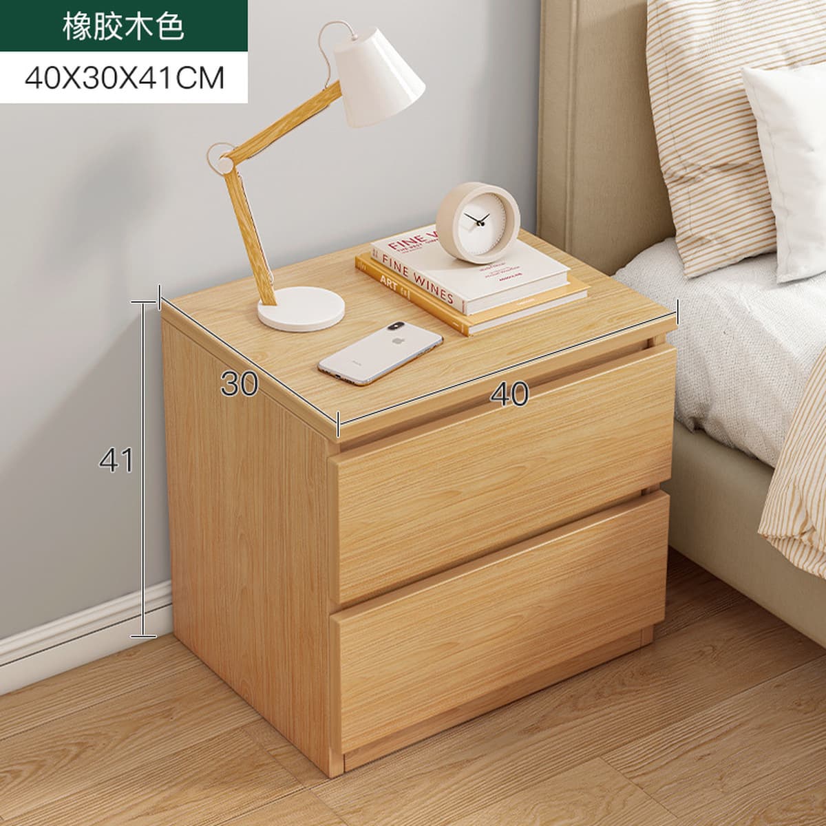 Тумбочка Простой современный небольшой склад для хранения Простой стиль ins Прикроватная тумбочка для спальни для арендной...