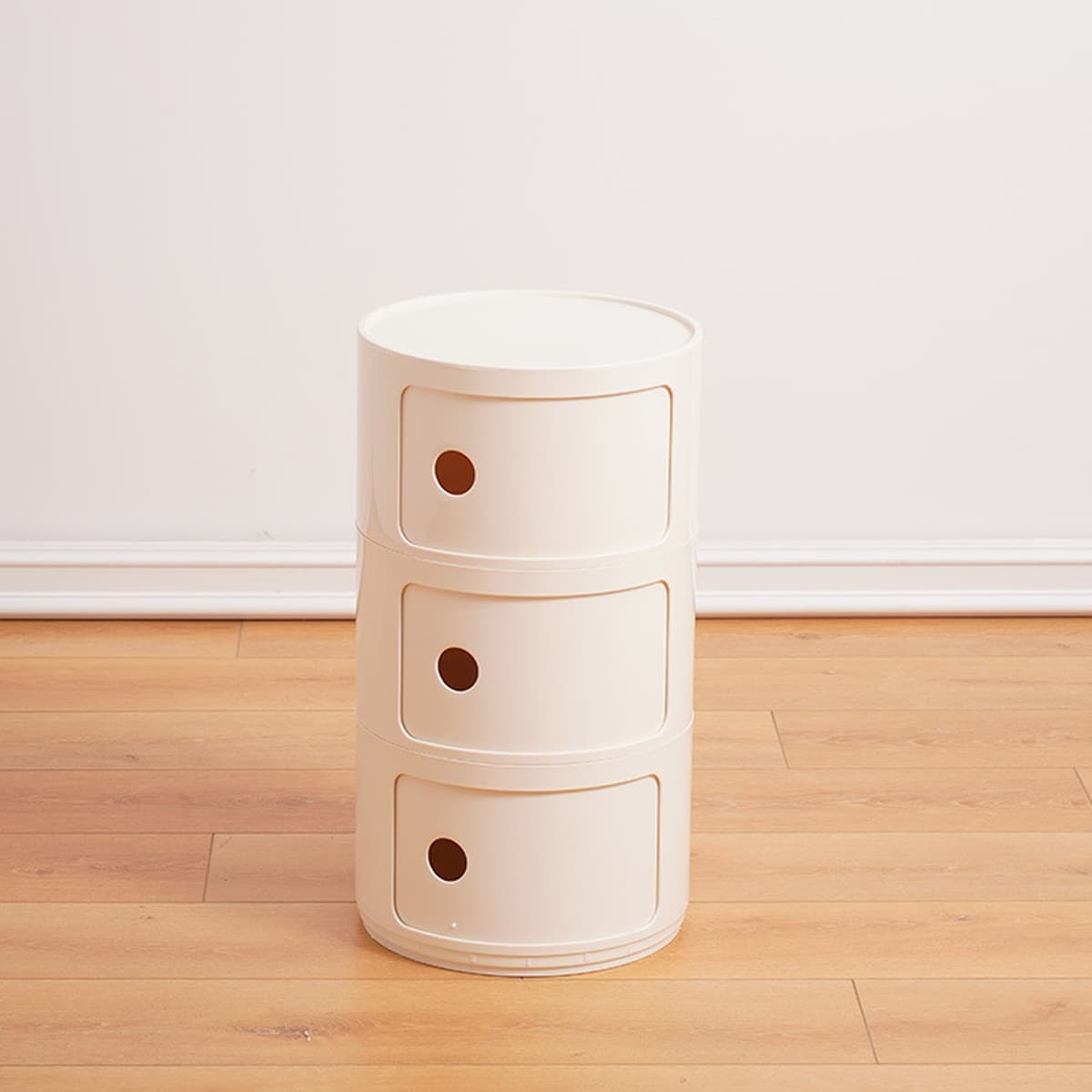 Nordic ins Круглая тумбочка Современный Простой Белый Креативный Маленький Шкаф Мини Простой Пластиковый Боковой Шкаф