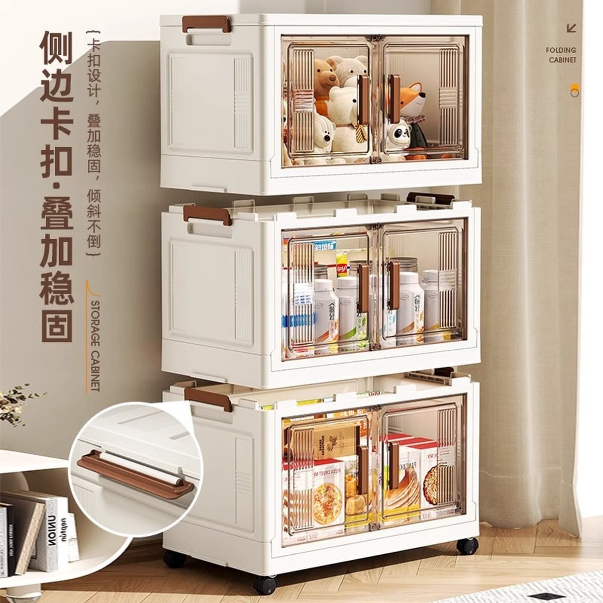 Стеллаж для хранения Younai бытовой детский шкафчик Одежда Игрушка Организация Шкаф установка-Бесплатный складной шкаф для...