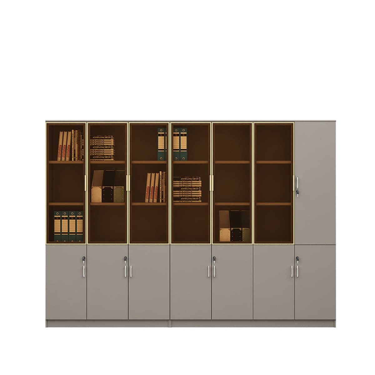 Стеклянный шкаф, картотечный шкаф, деревянный низкий шкаф для хранения данных, простой современный офисный файловый высокий...