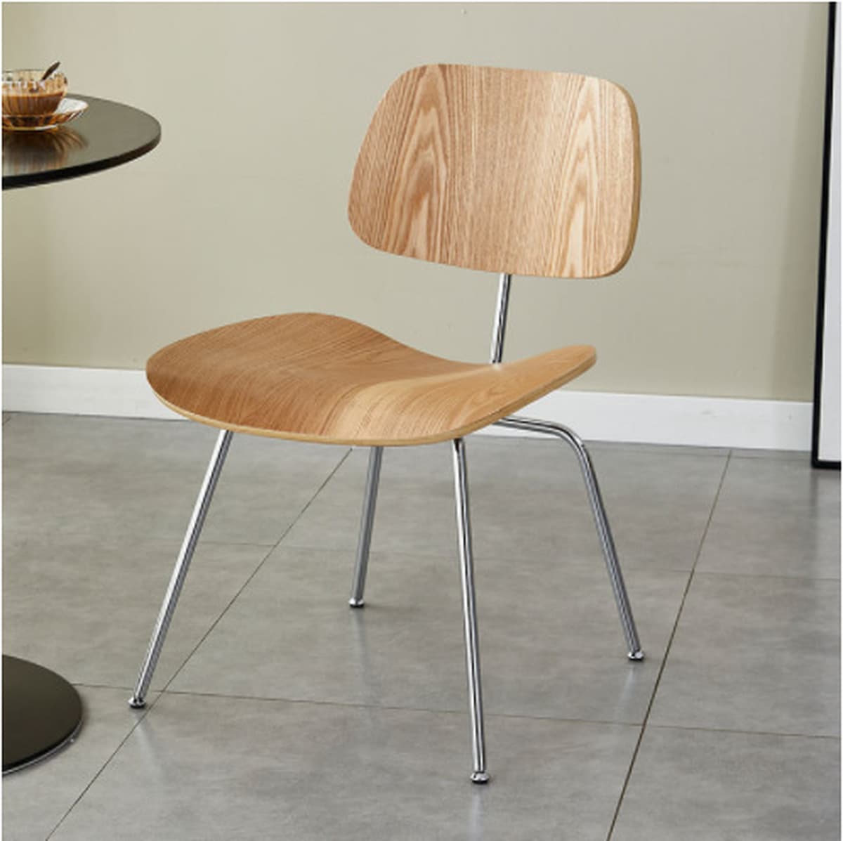 Скандинавский кованый обеденный стул для внешней торговли, современный минималистичный домашний стул со спинкой,...