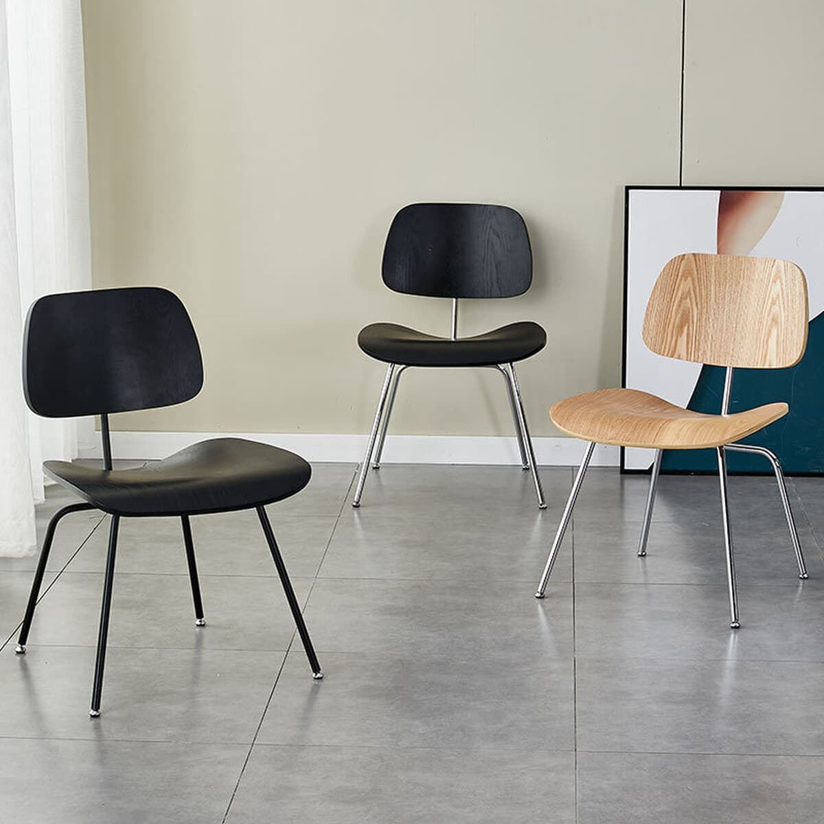 Скандинавский кованый обеденный стул для внешней торговли, современный минималистичный домашний стул со спинкой,...