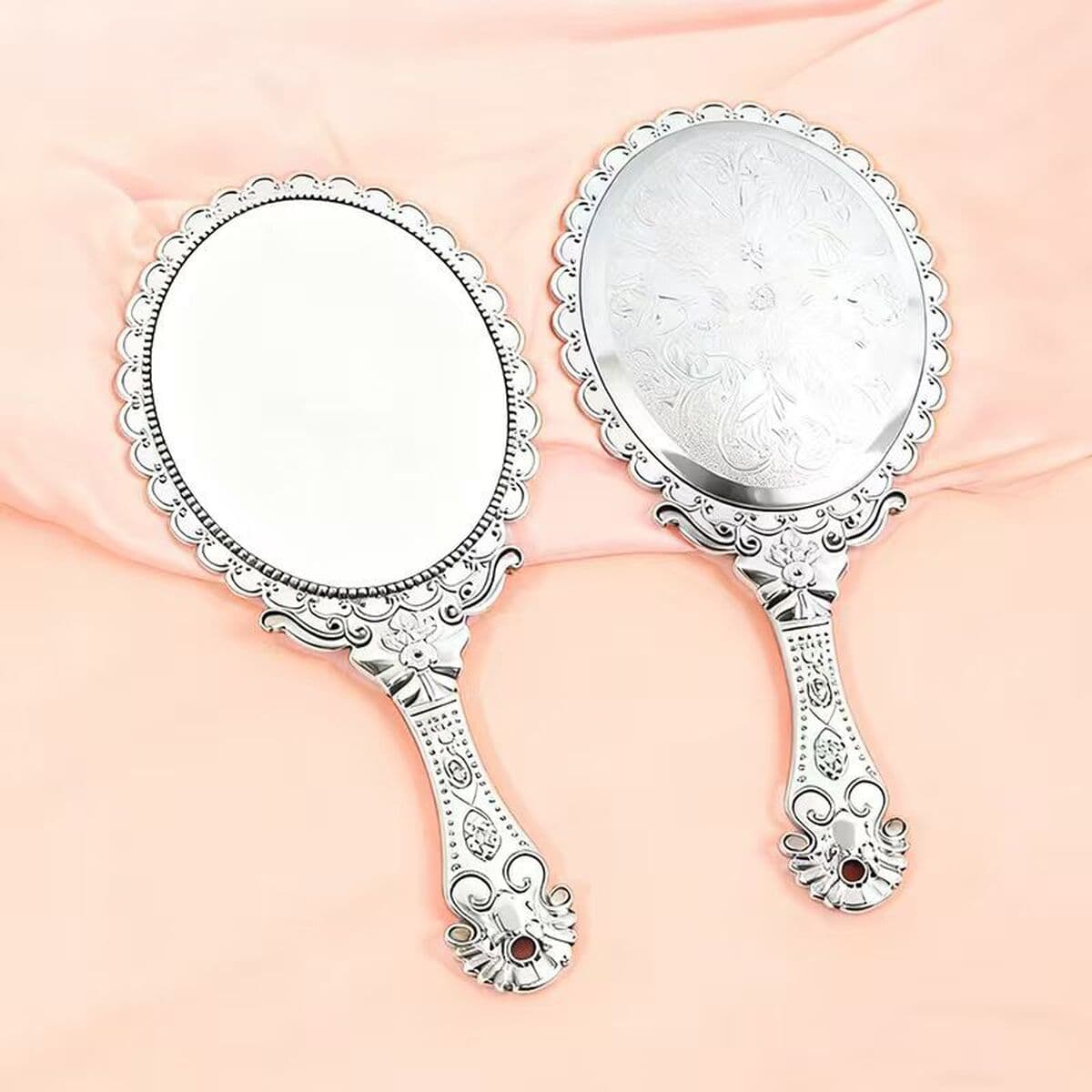 Новое зеркало в ретро-стиле, большое зеркало для макияжа с гальваническим покрытием под розовое золото, зеркало высокой...