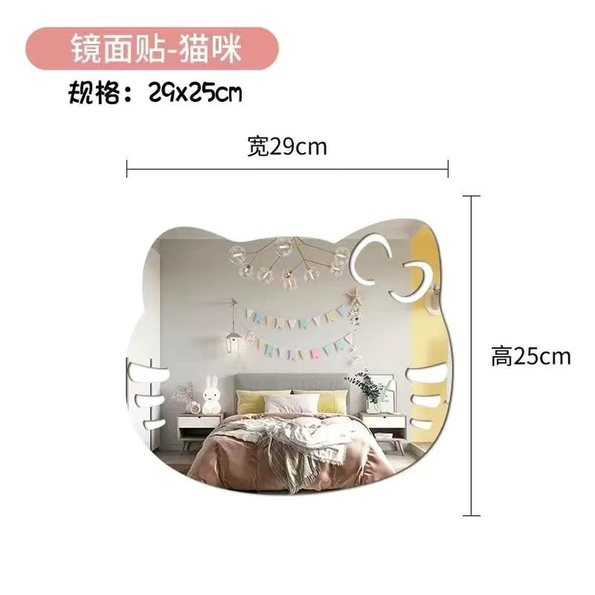 Зеркало в ванной комнате с самоклеящаяся стена туалетный столик зеркало зеркало косметическое зеркало без перфорации...