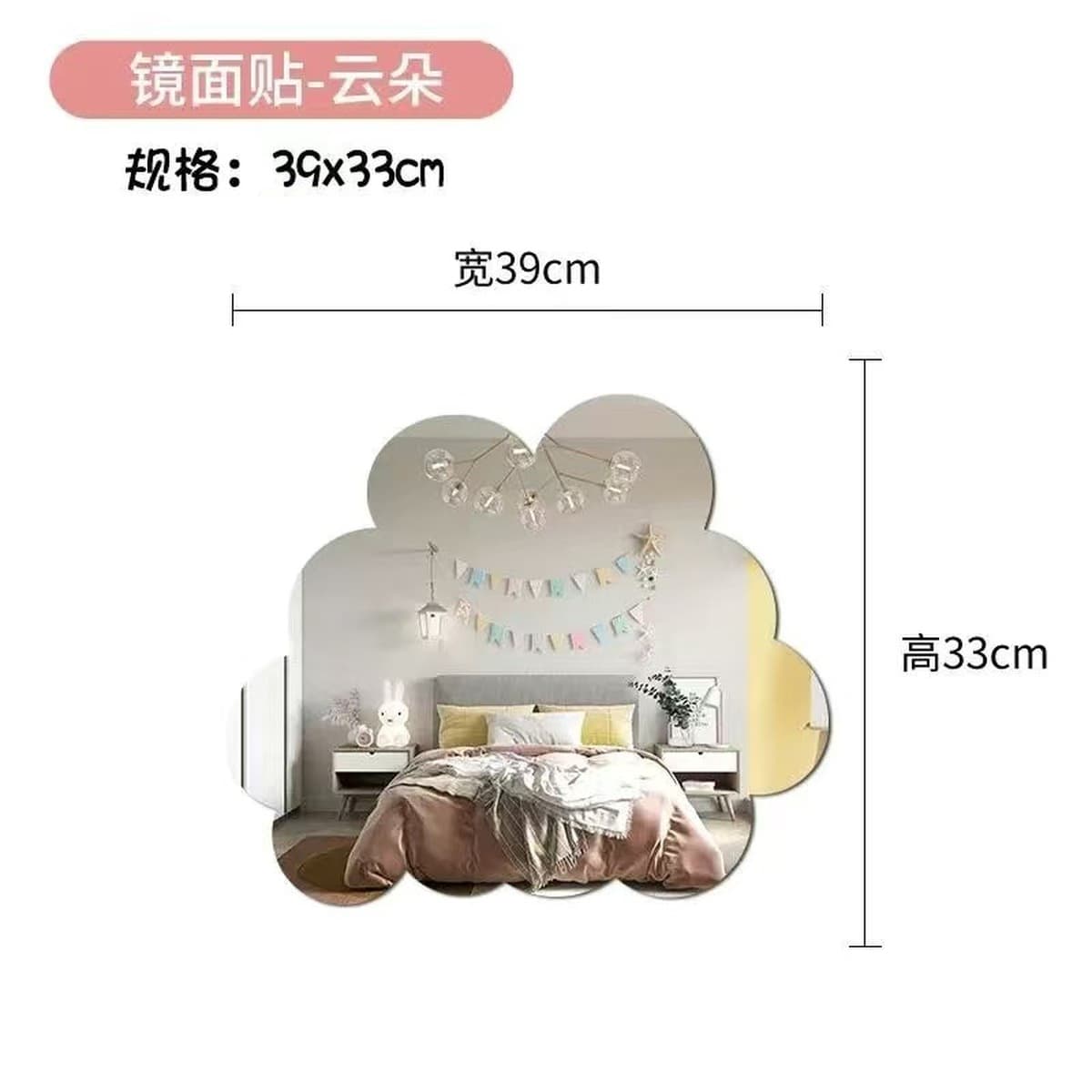 Зеркало в ванной комнате с самоклеящаяся стена туалетный столик зеркало зеркало косметическое зеркало без перфорации...