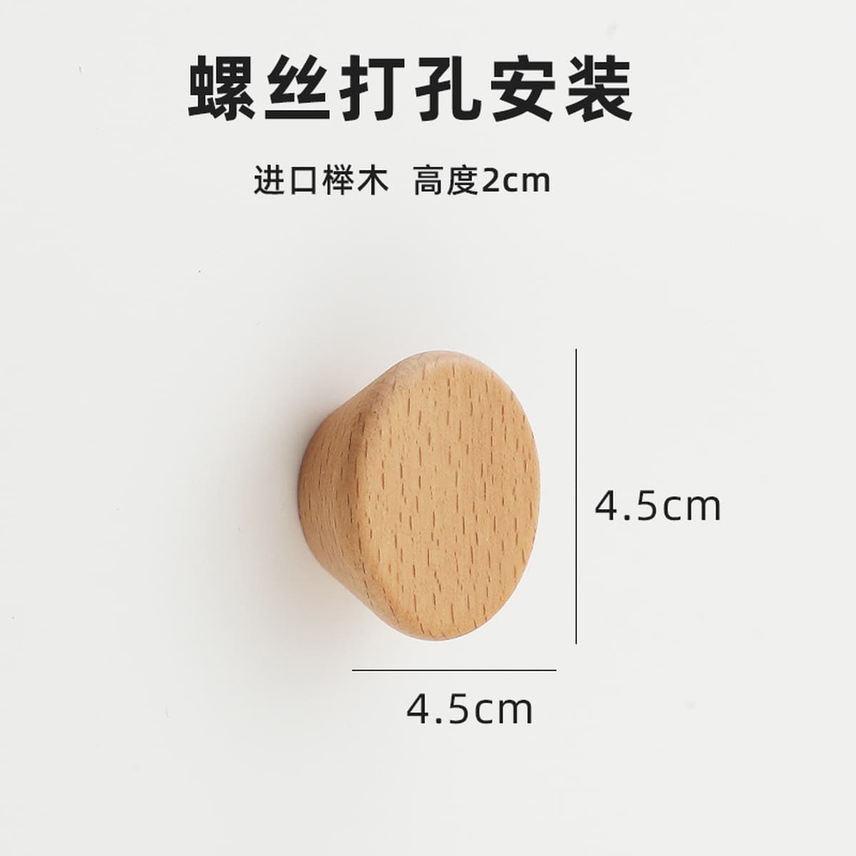 Деревянная ручка для детской комнаты с изображением Микки Мауса, милая мультяшная ручка для шкафа в виде медведя,...