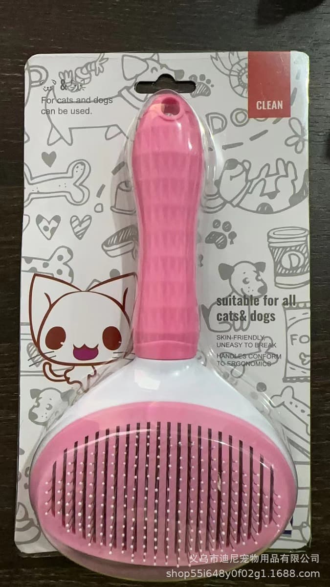 Расческа для домашних животных, нажмите одним щелчком мыши, чтобы удалить плавающие волосы, расческа для удаления волос,...