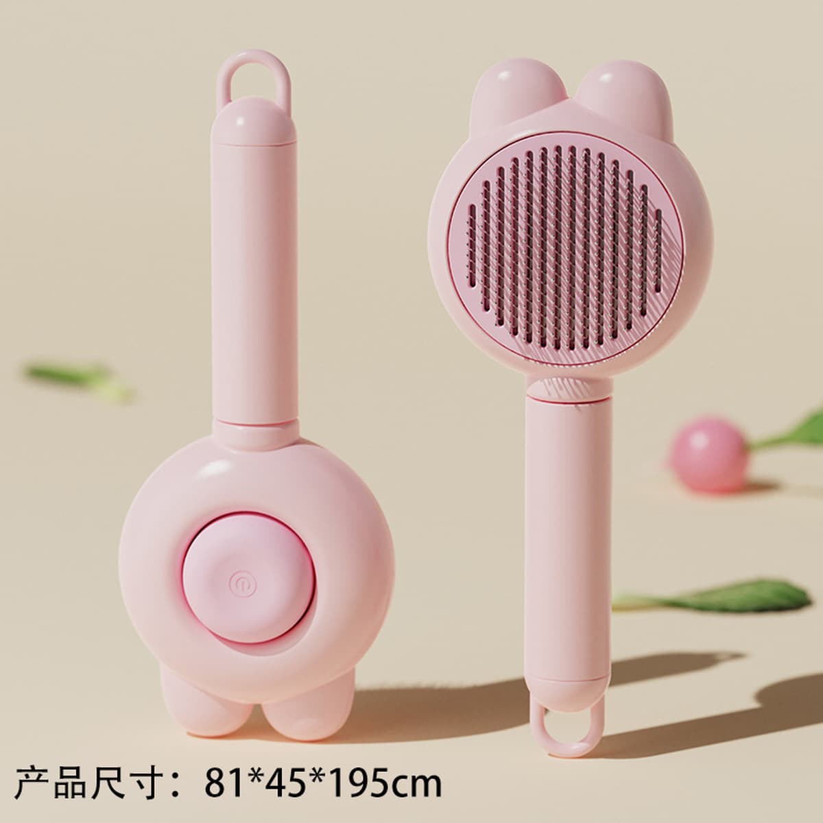 Расческа для домашних животных, нажмите одним щелчком мыши, чтобы удалить плавающие волосы, расческа для удаления волос,...