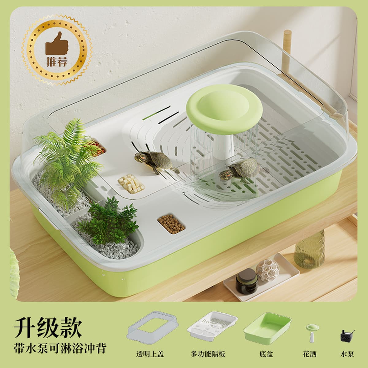 Новая модель черепахи аквариум домашнего ландшафта экологический аквариум малый и средний аквариум балконная гостиная...