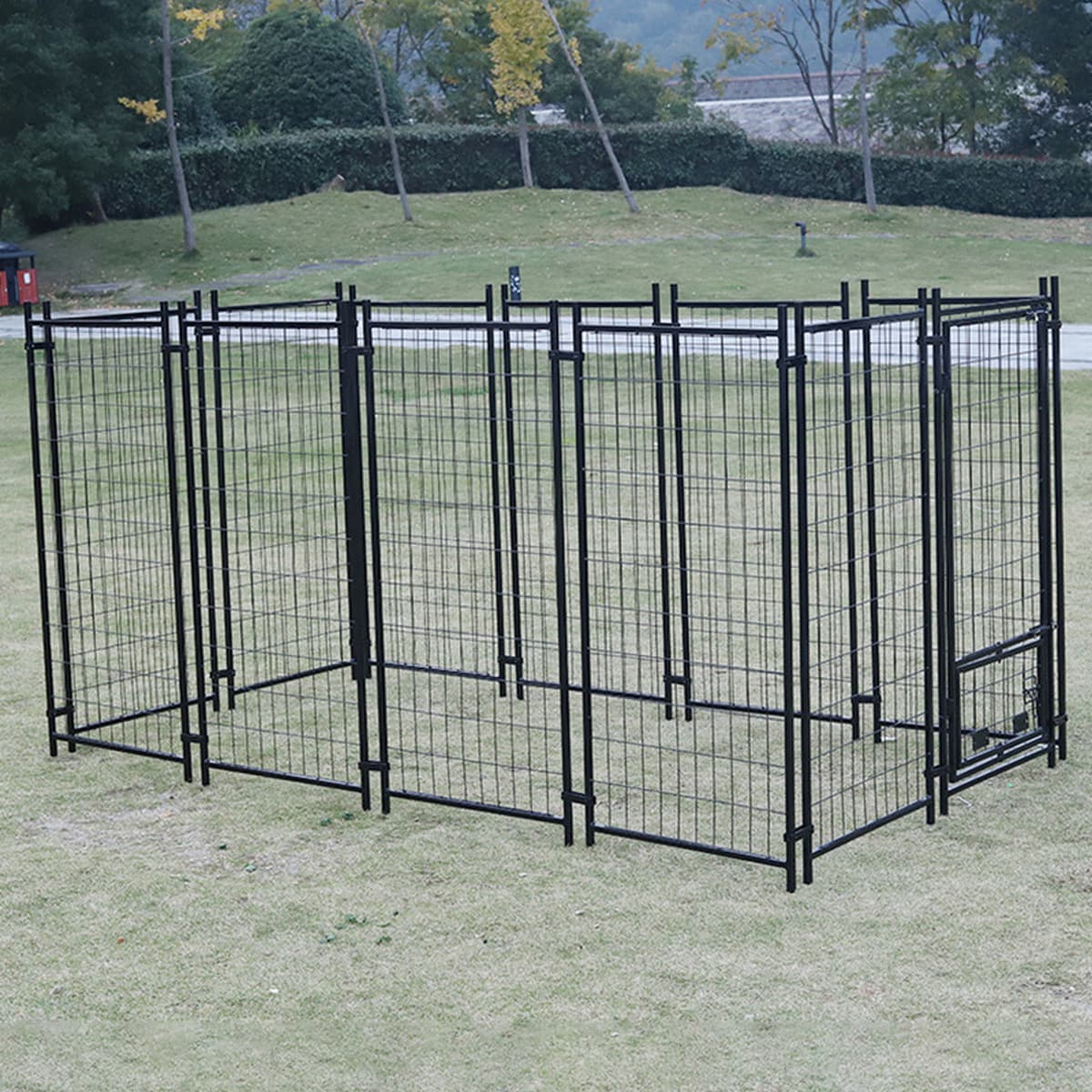 Экспортная клетка для собак средних и крупных пород, вольер для животных, вольер для собак с навесом, клетка для собак,...