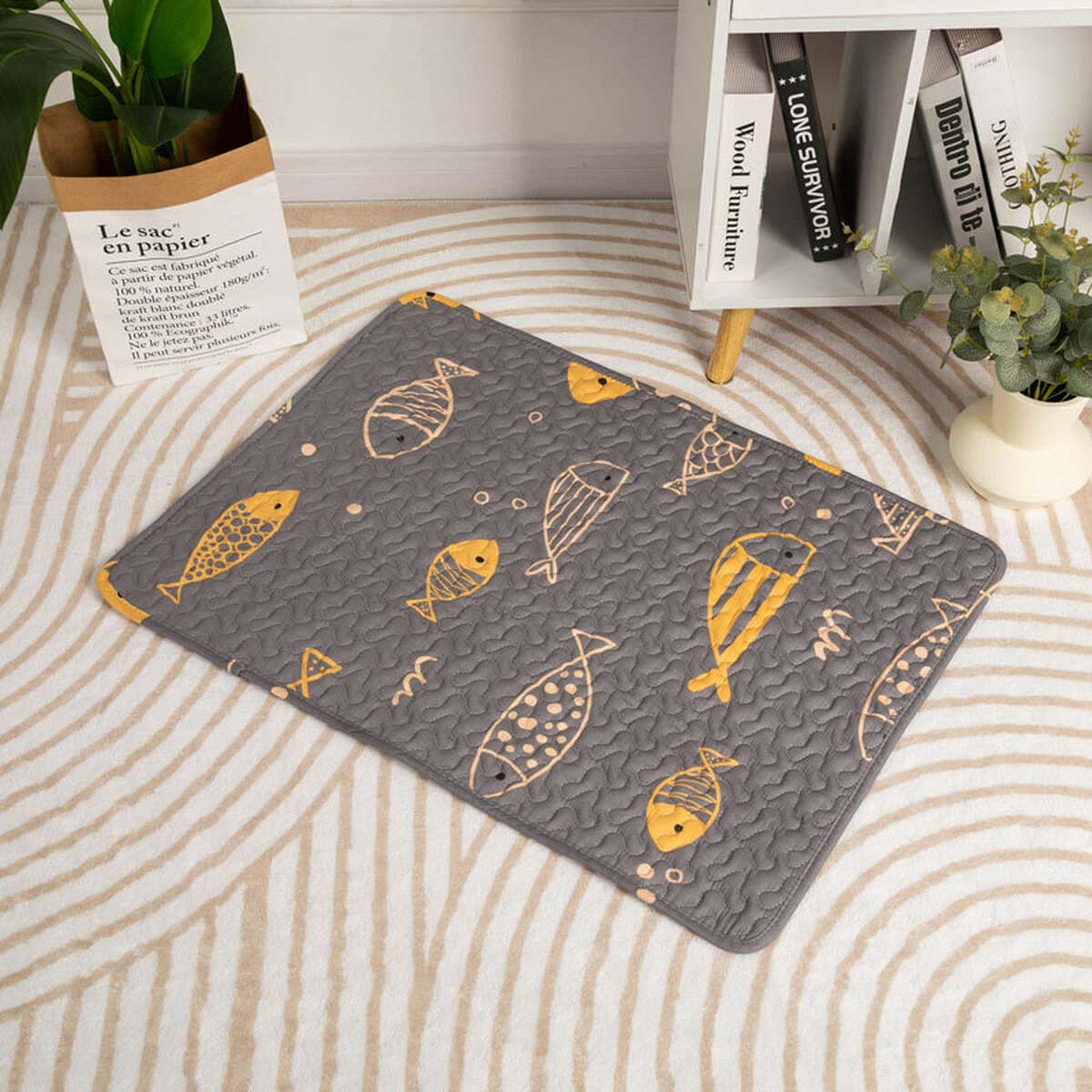 Универсальный коврик для домашних животных Four Seasons Коврик для собак Спящий Кот Спальный коврик Кошка Клетка Платформа...