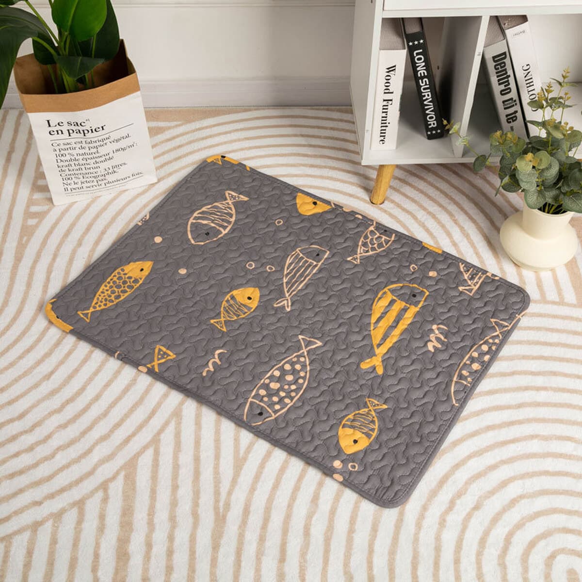 Универсальный коврик для домашних животных Four Seasons Коврик для собак Спящий Кот Спальный коврик Кошка Клетка Платформа...