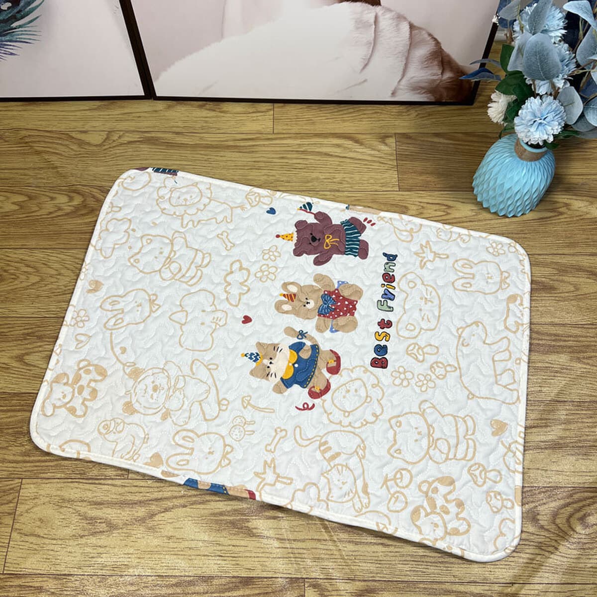 Универсальный коврик для домашних животных Four Seasons Коврик для собак Спящий Кот Спальный коврик Кошка Клетка Платформа...