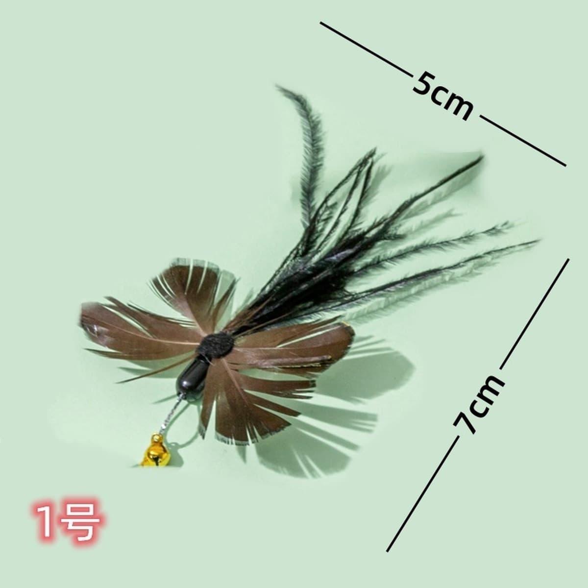 Новая кошачья палка имитация насекомого Замена головы маленькое летающее насекомое кошачья палка зоотовары производители...