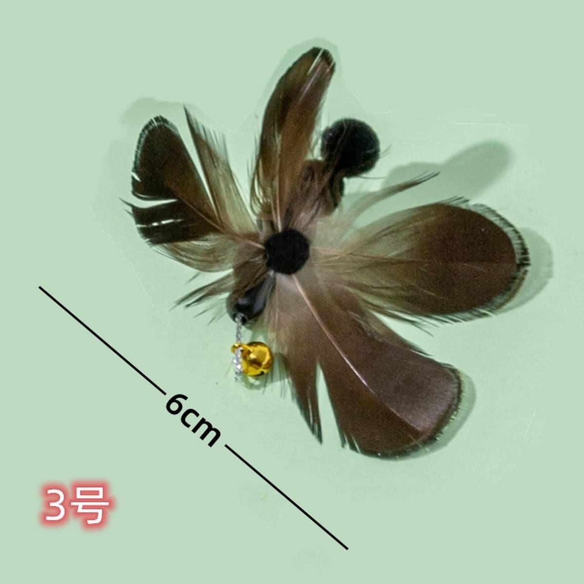 Новая кошачья палка имитация насекомого Замена головы маленькое летающее насекомое кошачья палка зоотовары производители...