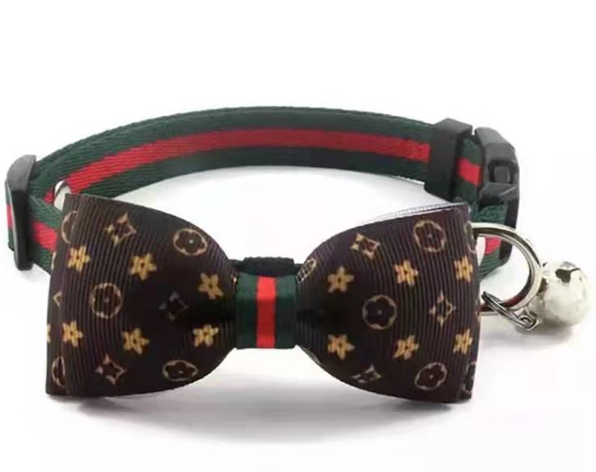 Принадлежности для домашних животных щенок нейлоновый ошейник-Бабочка Регулируемый светоотражающий нейлоновый ошейник костюм...