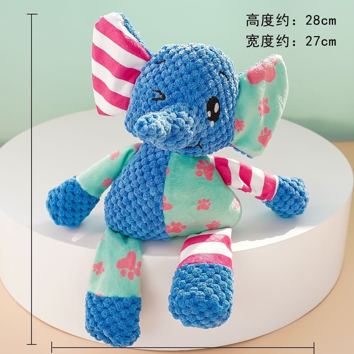 Плюшевая собака Французский бульдог устойчив к укусу шарик шнур вокал игрушка фрукты мультфильм животное кошка кот домашние...