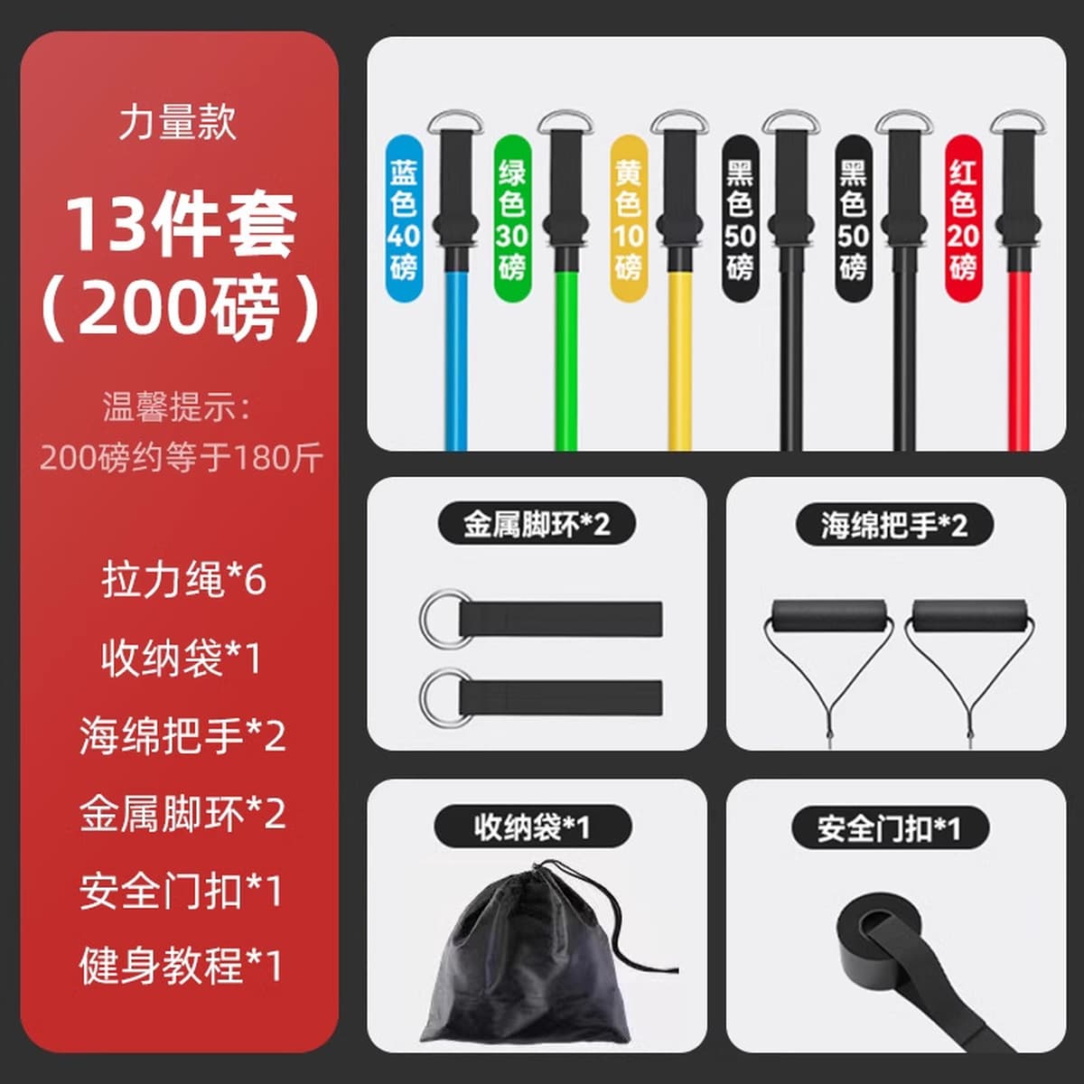 Тренировочная веревка Фитнес Мужская эластичная лента Тренировочная веревка Бытовое сопротивление Рента Раландер Тренировка...