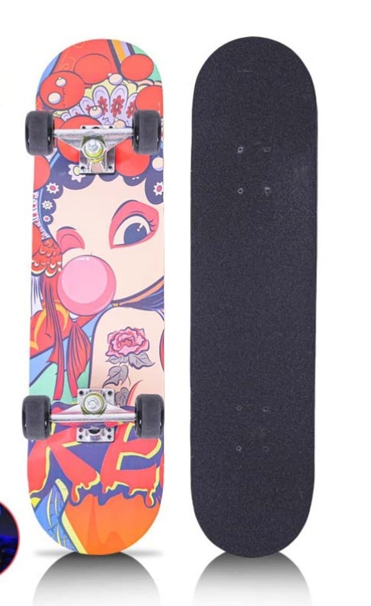 Скейтборд для начинающих, профессиональный, двойной наклон, для детей, подростков, взрослых, мальчиков и девочек,...