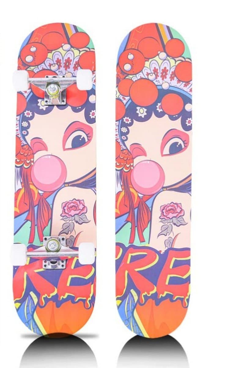 Скейтборд для начинающих, профессиональный, двойной наклон, для детей, подростков, взрослых, мальчиков и девочек,...