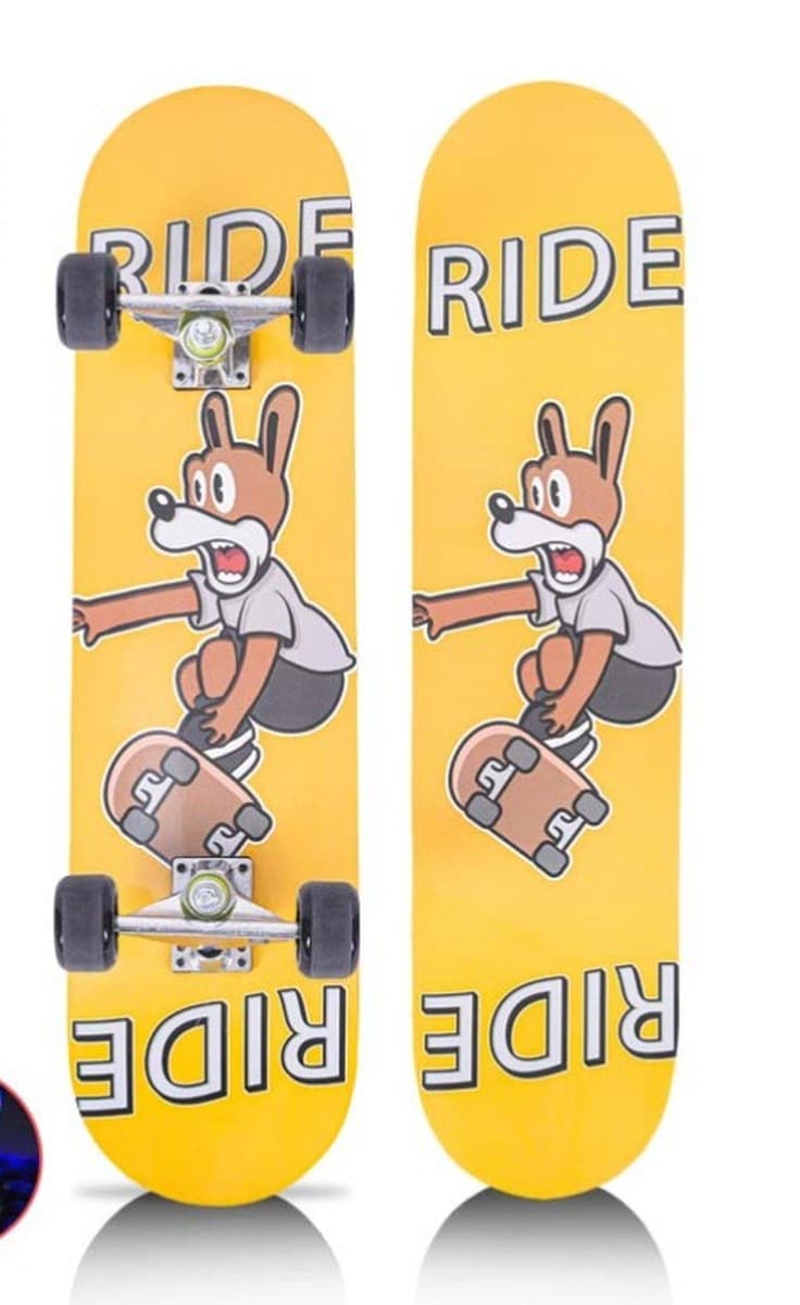 Скейтборд для начинающих, профессиональный, двойной наклон, для детей, подростков, взрослых, мальчиков и девочек,...
